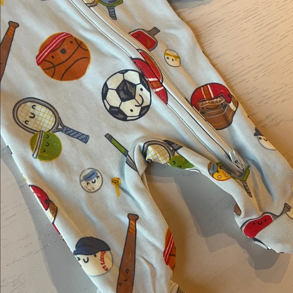 Angel Dear Sports Ball Friends Footie Newborn 0-3 6-9 months